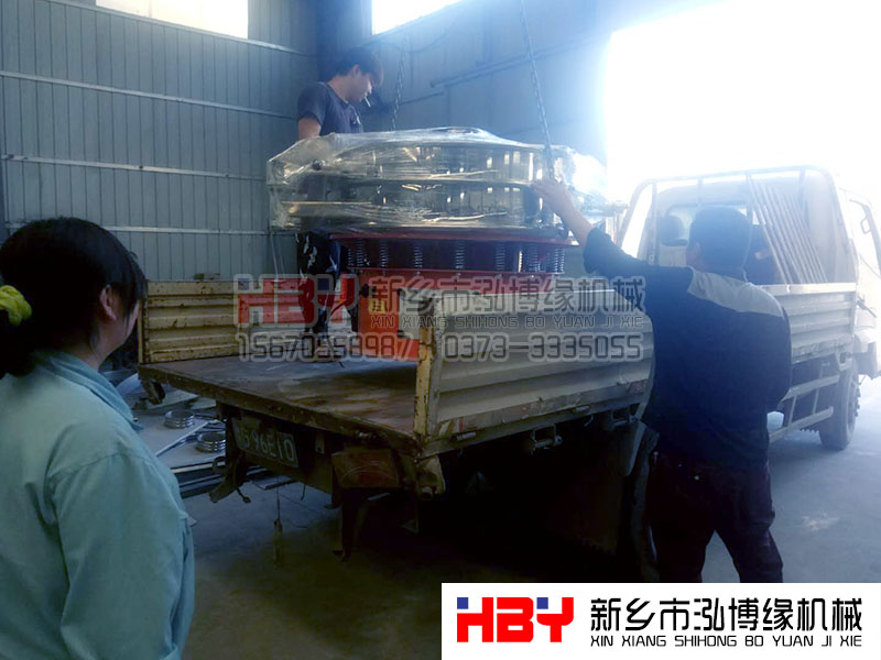 河北唐山魏先生HBY-AC1200超聲波新材料振動篩粉機已發(fā)貨！！請做好接貨準備